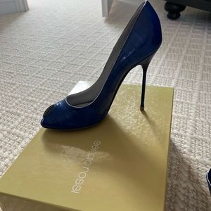 Sergio Rossi Peep Toe Pumps